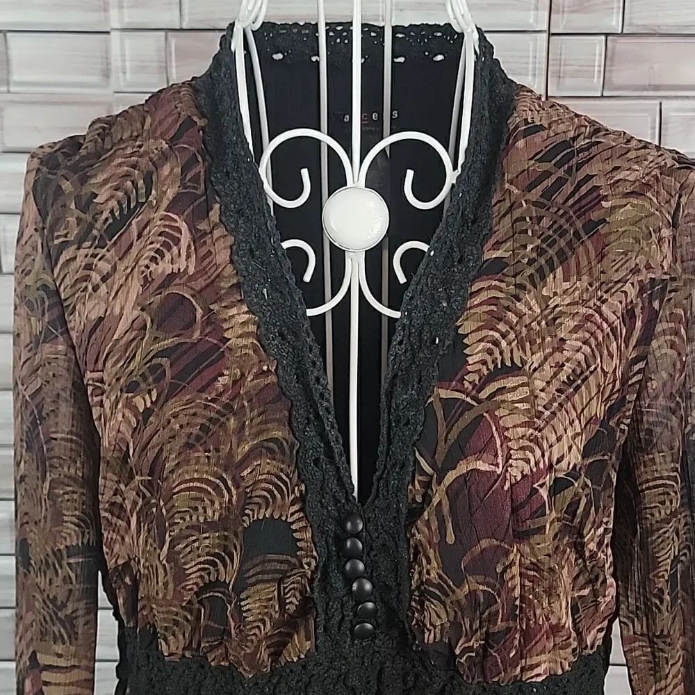 Axcess Liz Claiborne blouse Size 4 - Picture 2 of 12